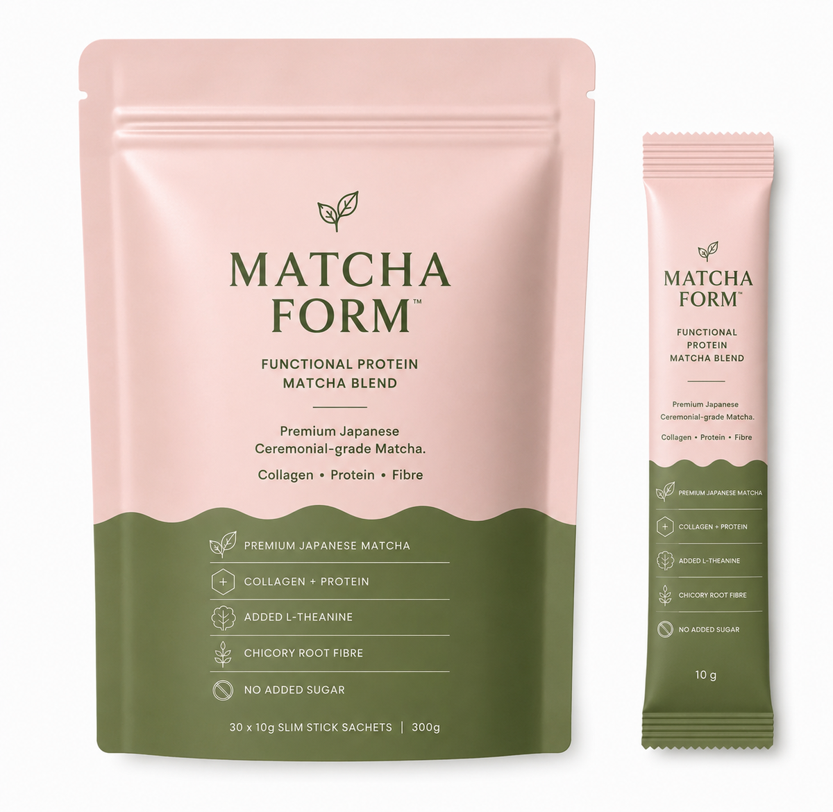Matcha Form Daily Protein & Wellbeing Blend - Monthly Supply